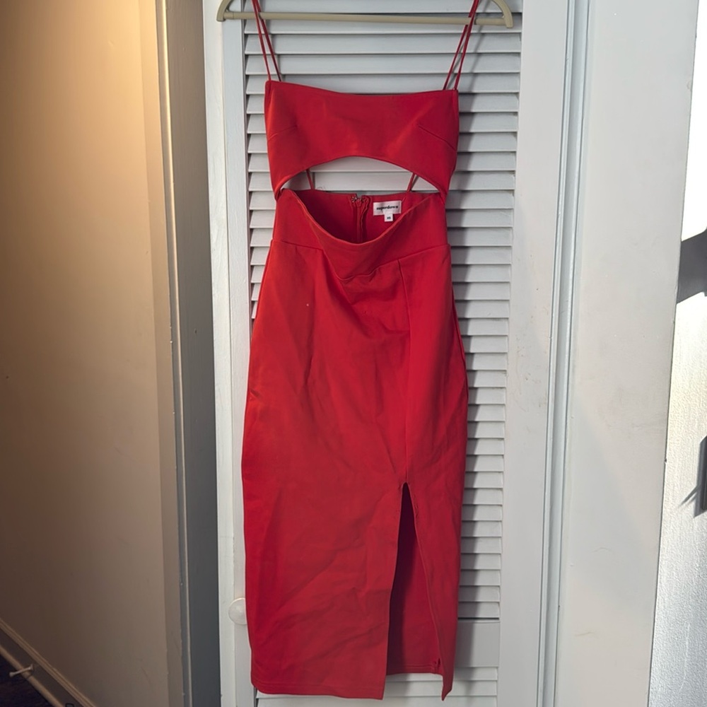 Superdown cut out midi dress